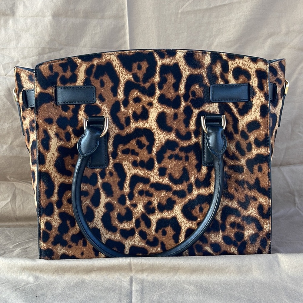 Limited Edition Michael Kors Leopard Print Faux Fur Tote - Picture 4 of 6